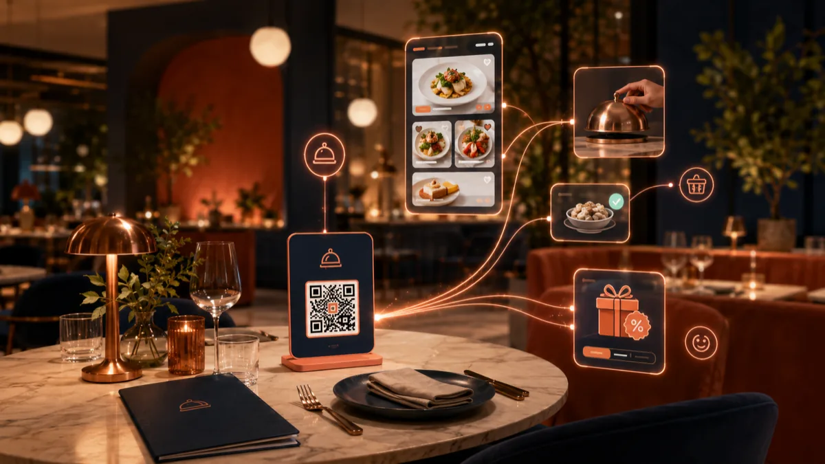 Restoranlar İçin Menü ve Hizmet QR Akışları