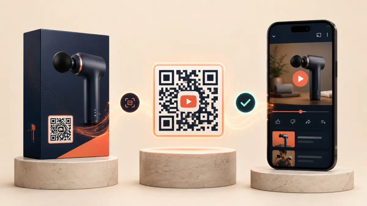 StiQR ile YouTube QR Kodu Oluşturma