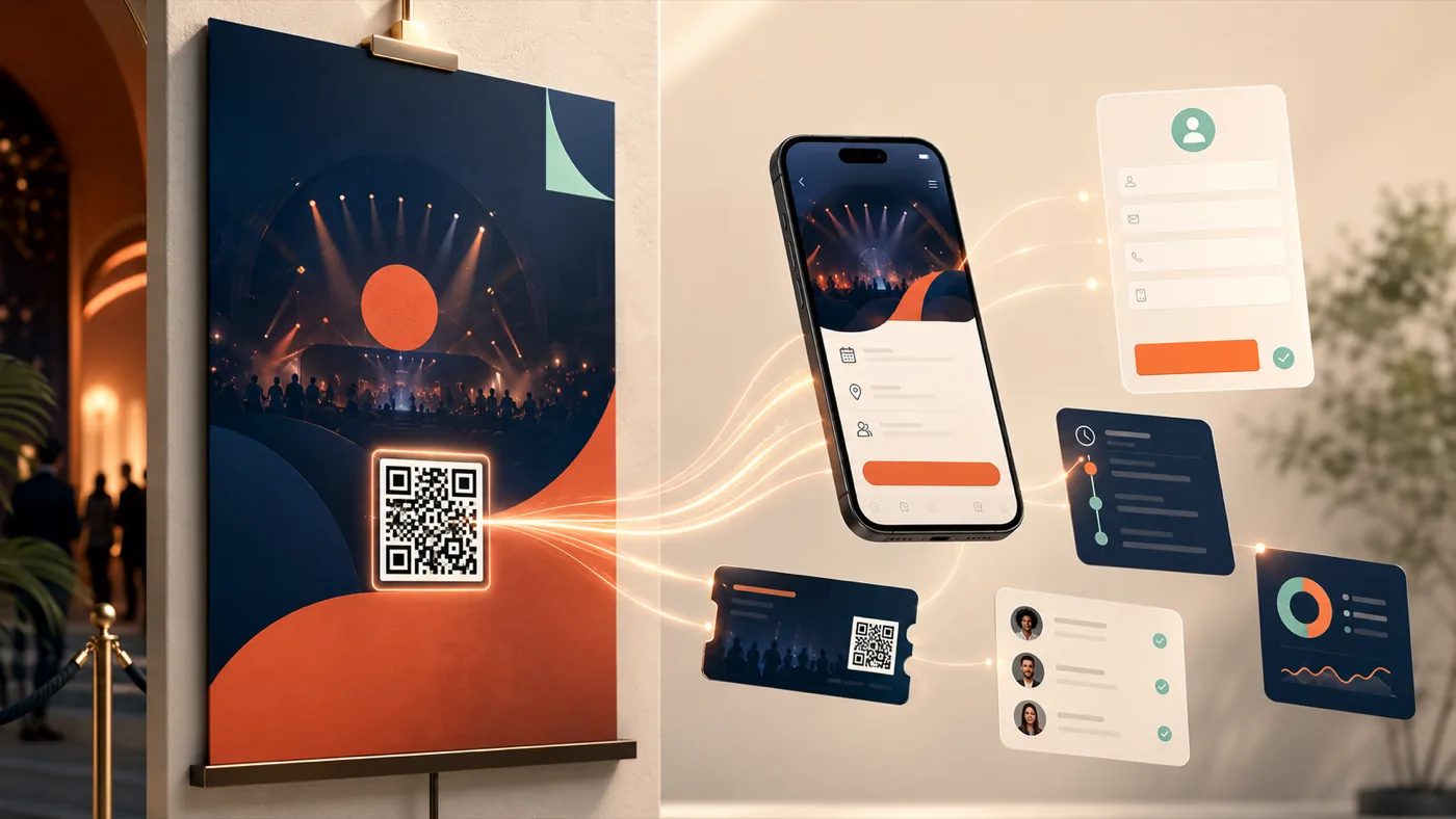 Poster Üzerinden Lansman QR Akışı