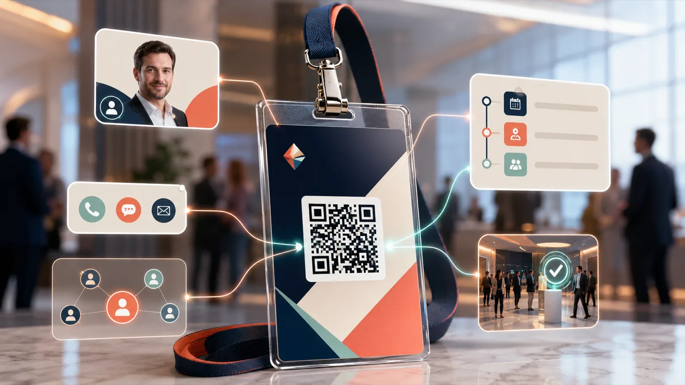 Etkinlik Rozetlerinde Profil ve İçerik QR Akışı