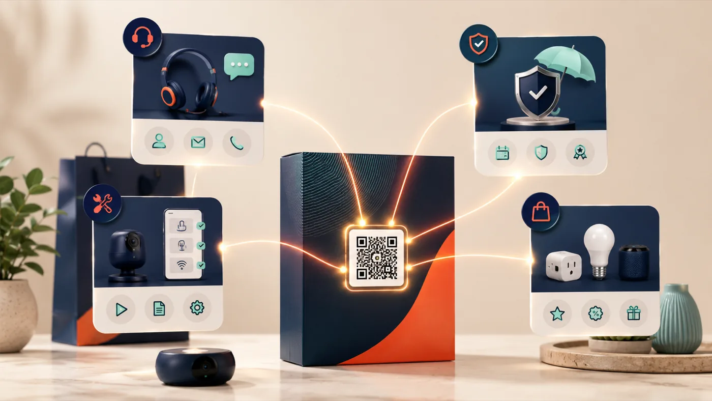 Ürün Üzerinde Destek ve Upsell QR Akışı